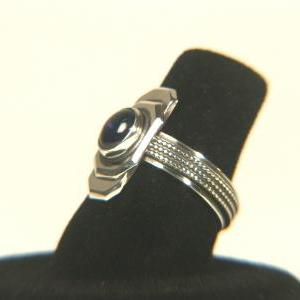 Natural Sapphire Sterling Ring